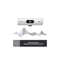 Logitech BRIO 500 1920 x 1080 Webcam - Crystal Clear Video Quality & Advanced Features for Professional Streaming